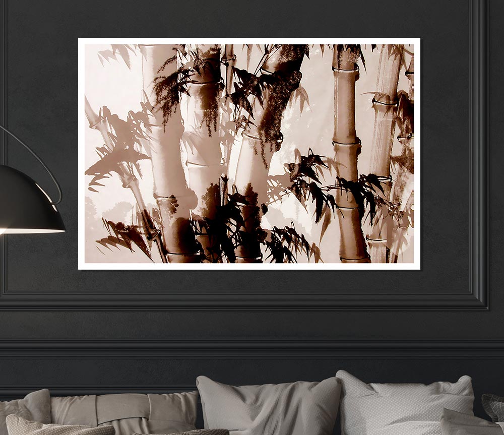 Bamboo Caines Print Poster Wall Art