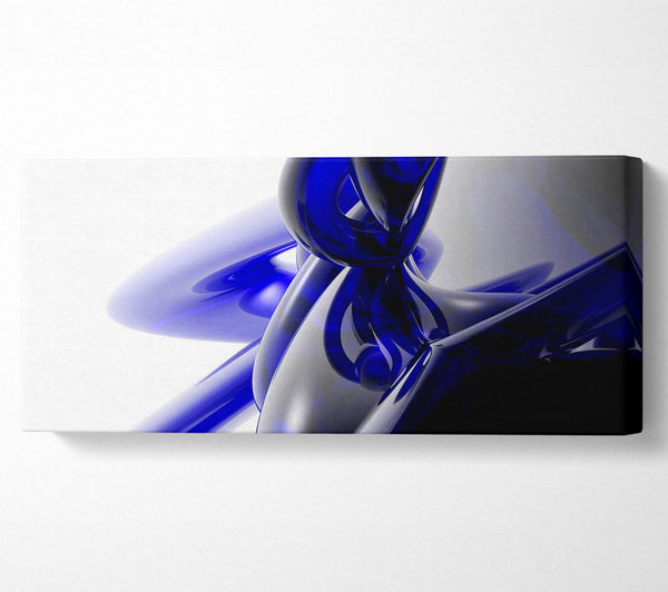 Blauer Flüssigkeits-Twist