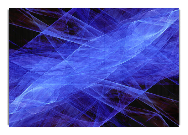 Blaue Schallwelle