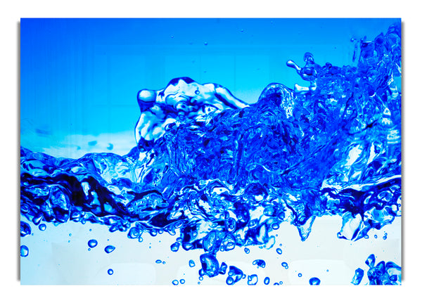Blaue Wasserwelle 1