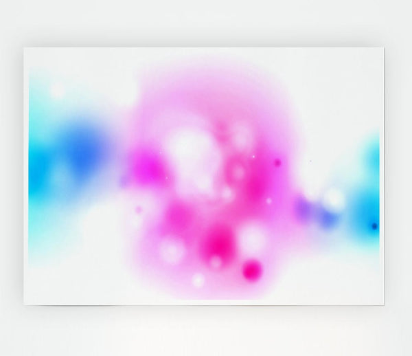 Blurred Colours Print Poster Wall Art
