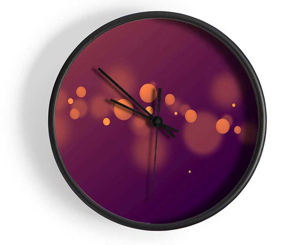 Golden Sparkle Clock - Wallart-Direct UK