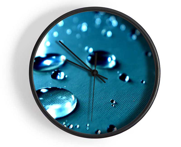 Drops Of Water Clock - Wallart-Direct UK