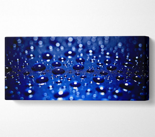 Drops On Blue