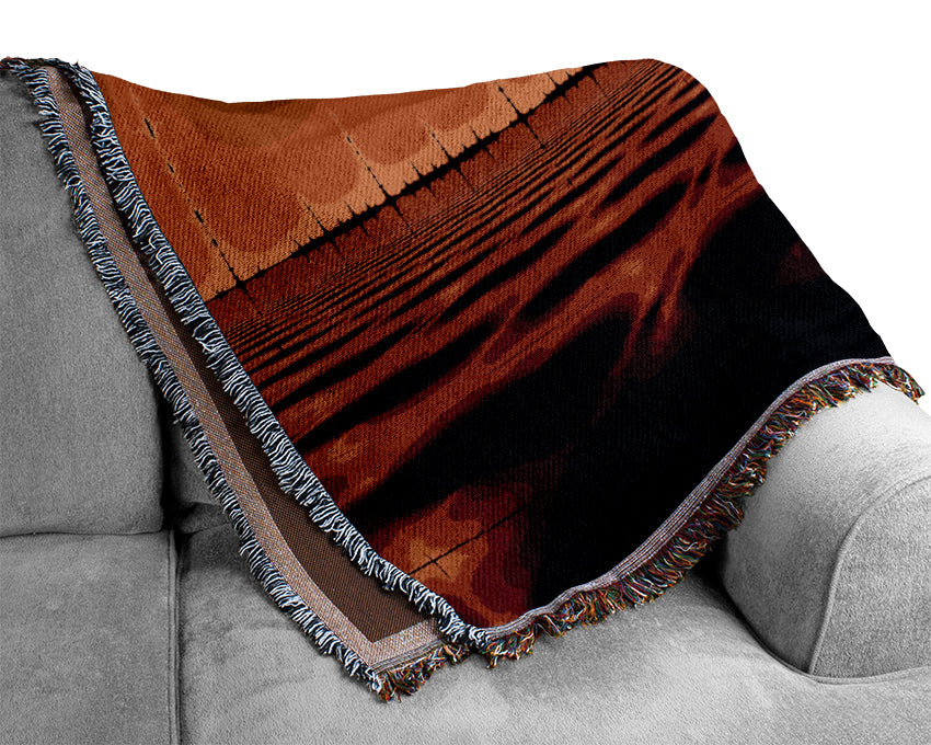 Electrical Fire Grid Woven Blanket