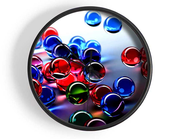 Floating Bubbles Clock - Wallart-Direct UK
