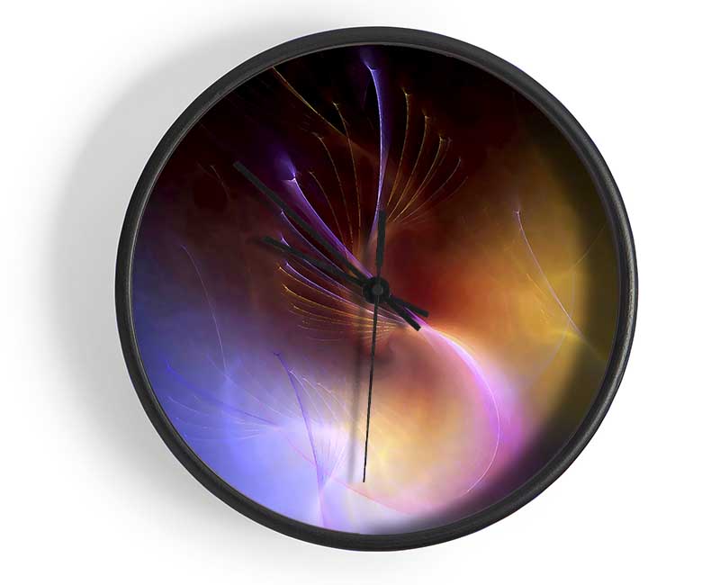 Galaxy Of Colours Clock - Wallart-Direct UK