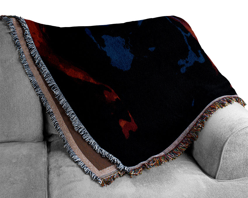 Glass Rainbow Woven Blanket