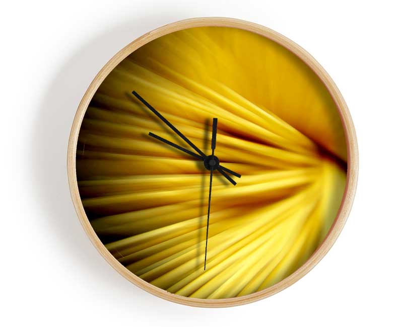 Golden Flare Clock - Wallart-Direct UK