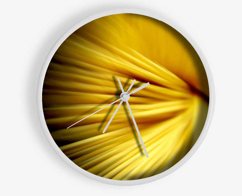 Golden Flare Clock - Wallart-Direct UK