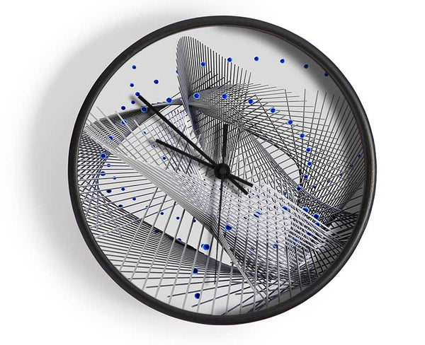 Graphical Equals Clock - Wallart-Direct UK