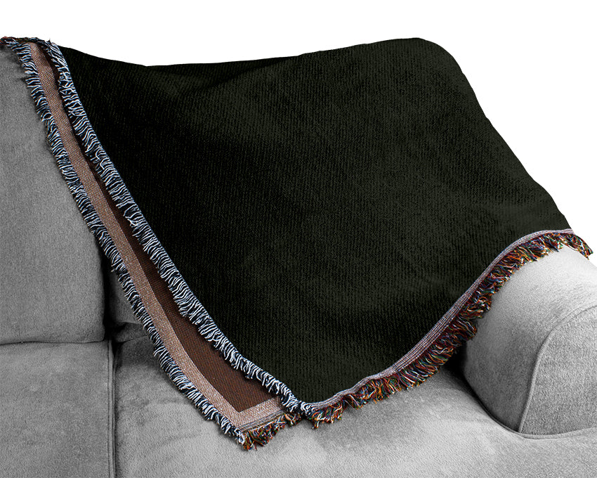 Gray Woven Blanket