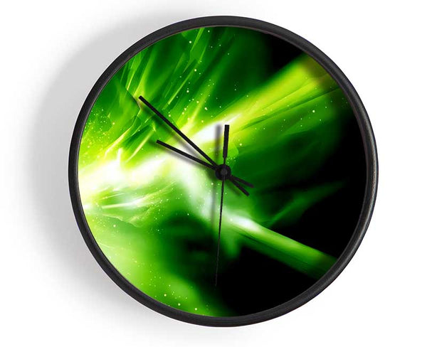 Green Infusion Clock - Wallart-Direct UK