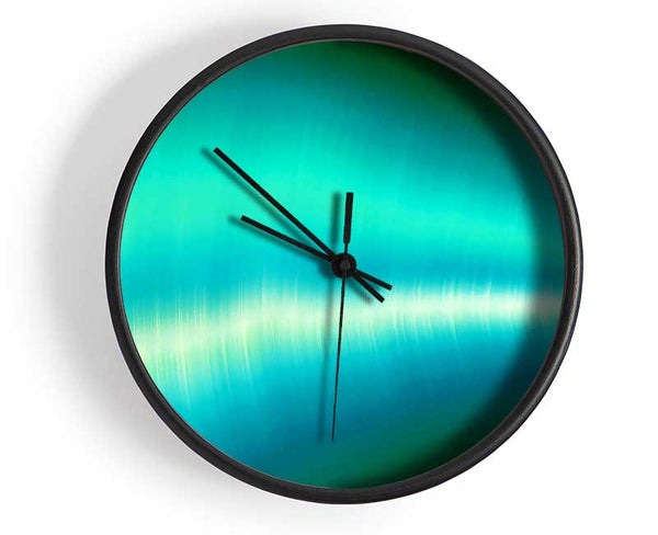 Green Shock Wave Clock - Wallart-Direct UK