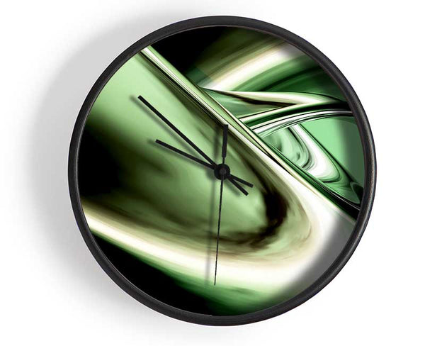 Green Time Tunnel Clock - Wallart-Direct UK