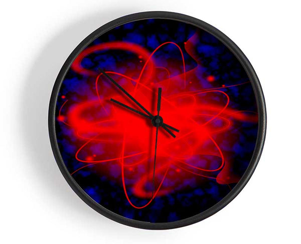 Heart Of The Matter Red Clock - Wallart-Direct UK