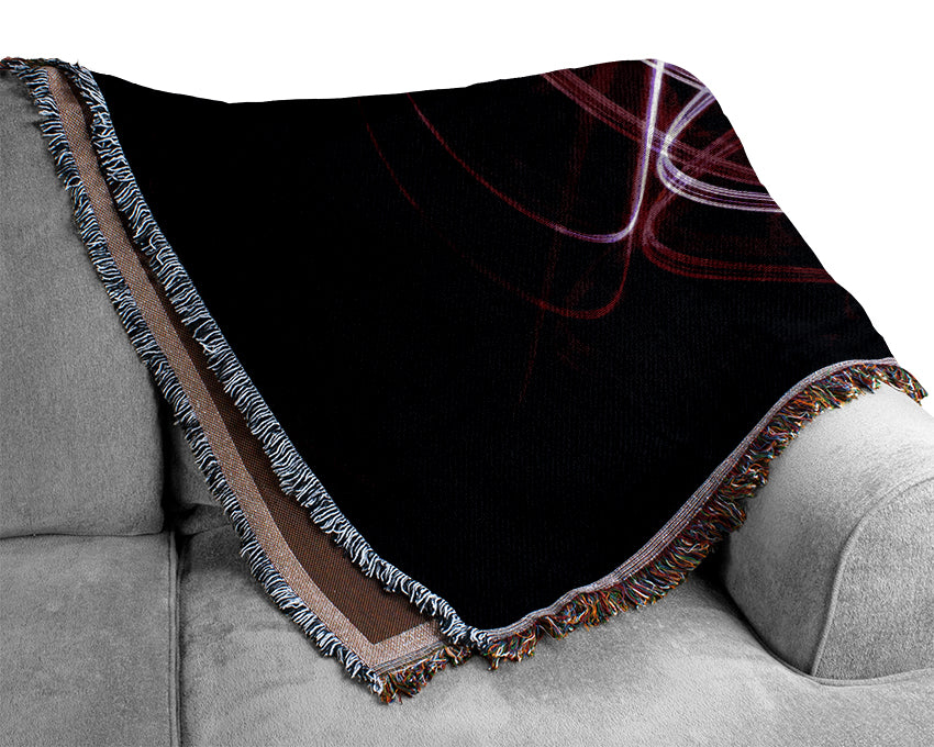 Laser Beams Woven Blanket