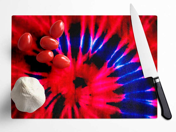 Life Lines Glass Chopping Board