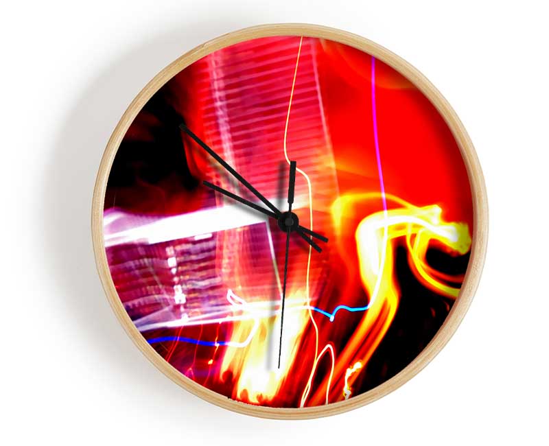 Liquid Dance Clock - Wallart-Direct UK