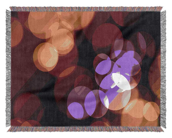 Psychedelic Spotlights Woven Blanket