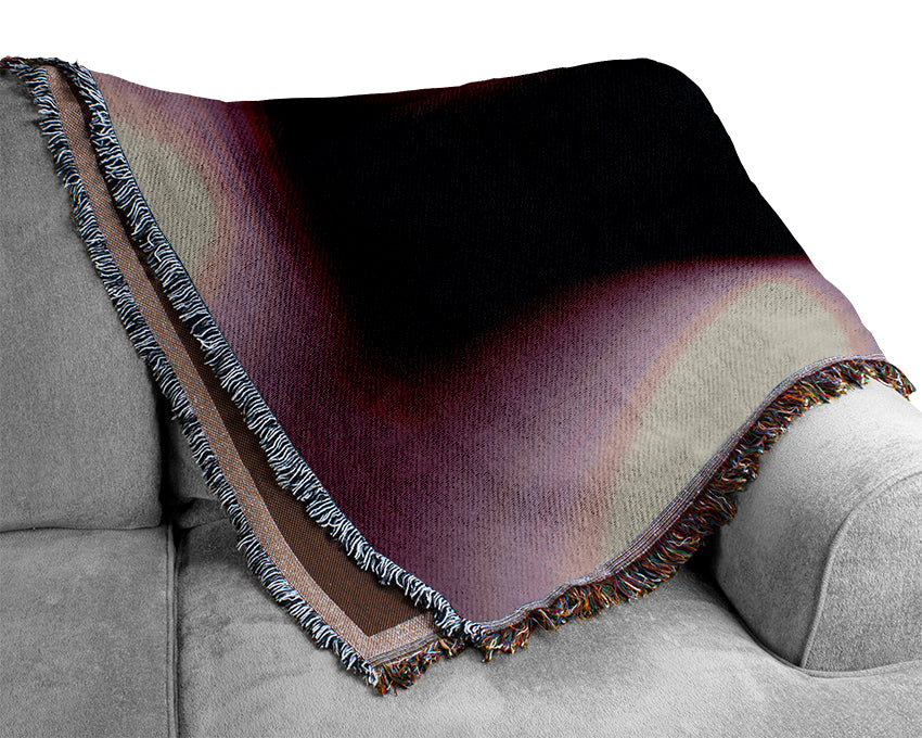 Purple Disco Woven Blanket