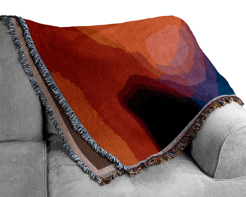 Rainbow Mist Woven Blanket