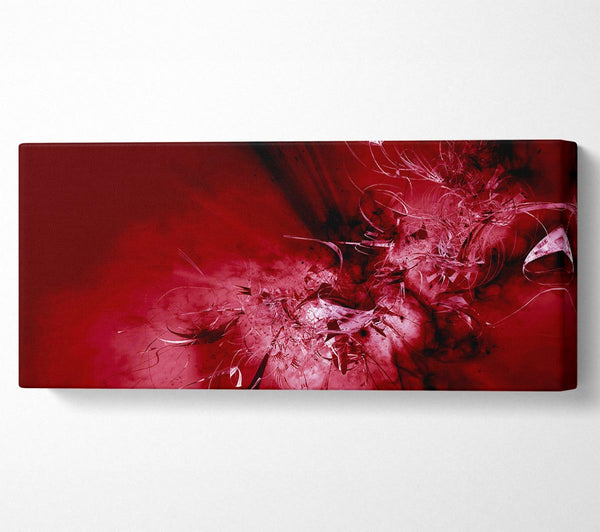 Red Broken Glass
