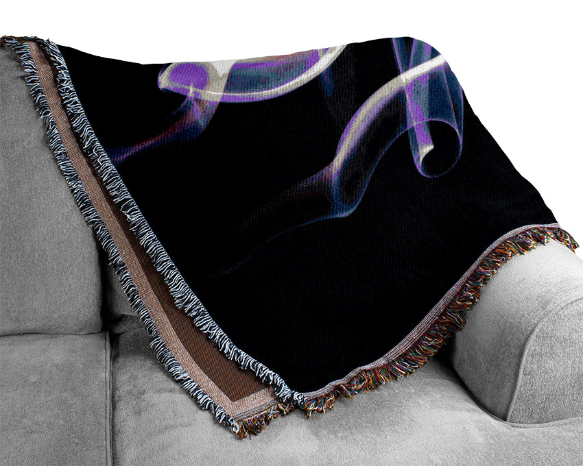 Smoke Pinks Woven Blanket