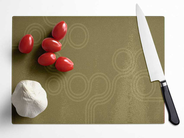 Squiggles Glass Chopping Board