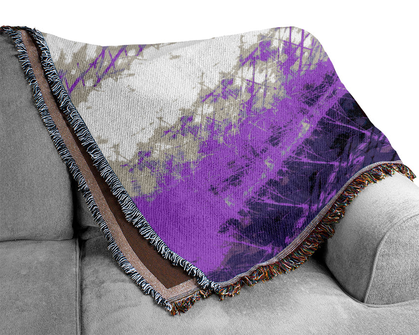 The Core Of Neptune Woven Blanket