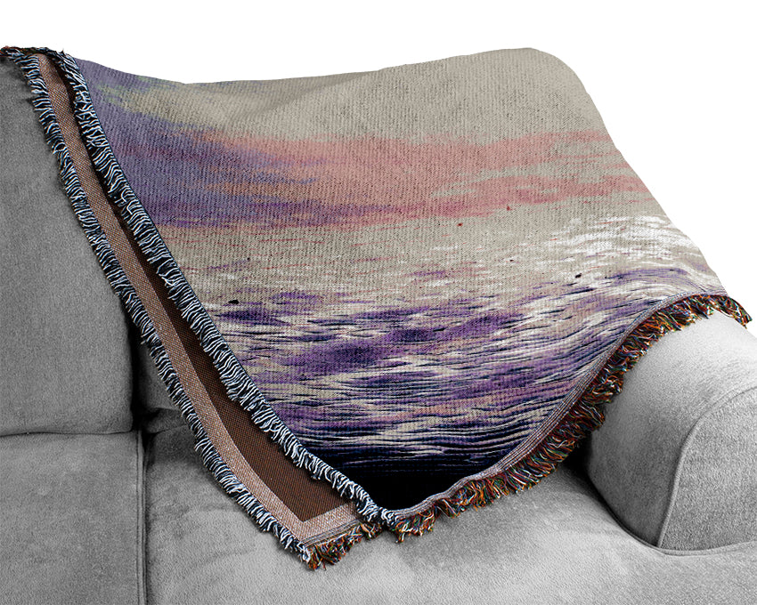 The Edge Of Time Woven Blanket