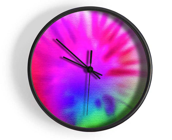 Tie Dye Clock - Wallart-Direct UK