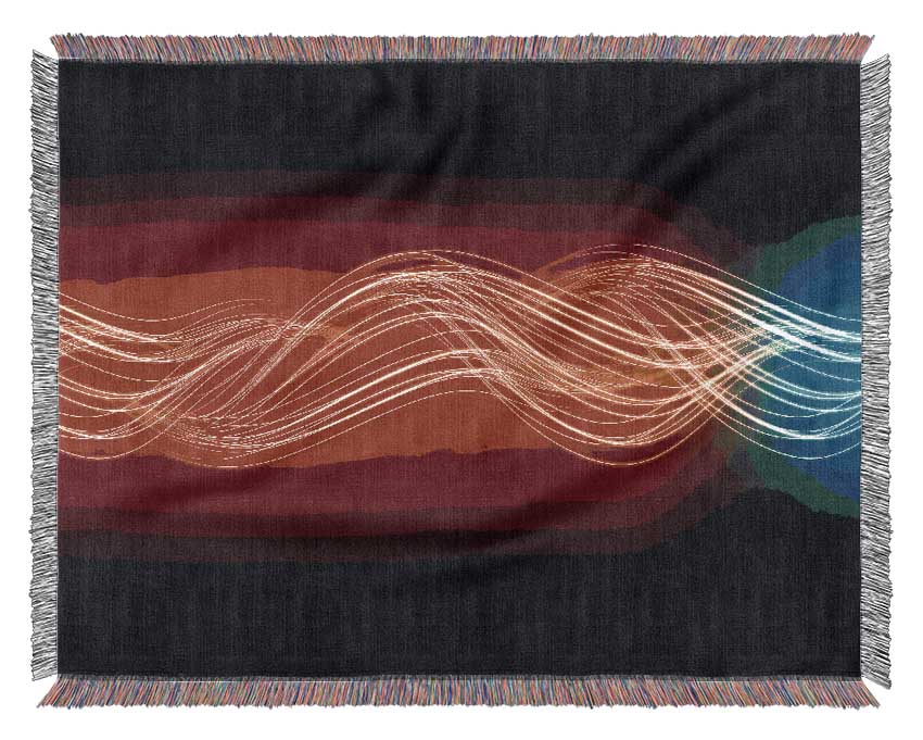 Time Lines Woven Blanket