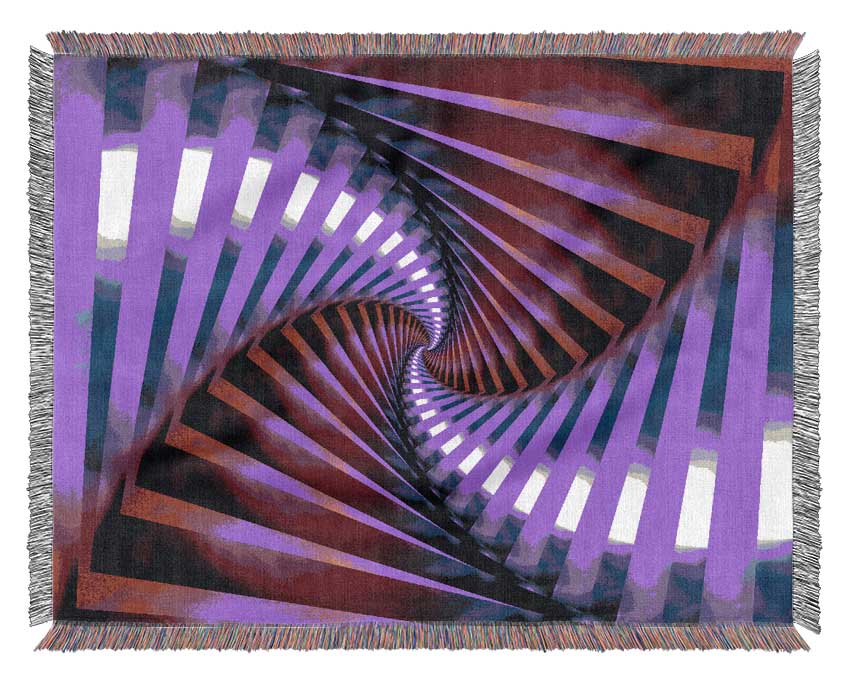 Time Tunnel Continum Woven Blanket