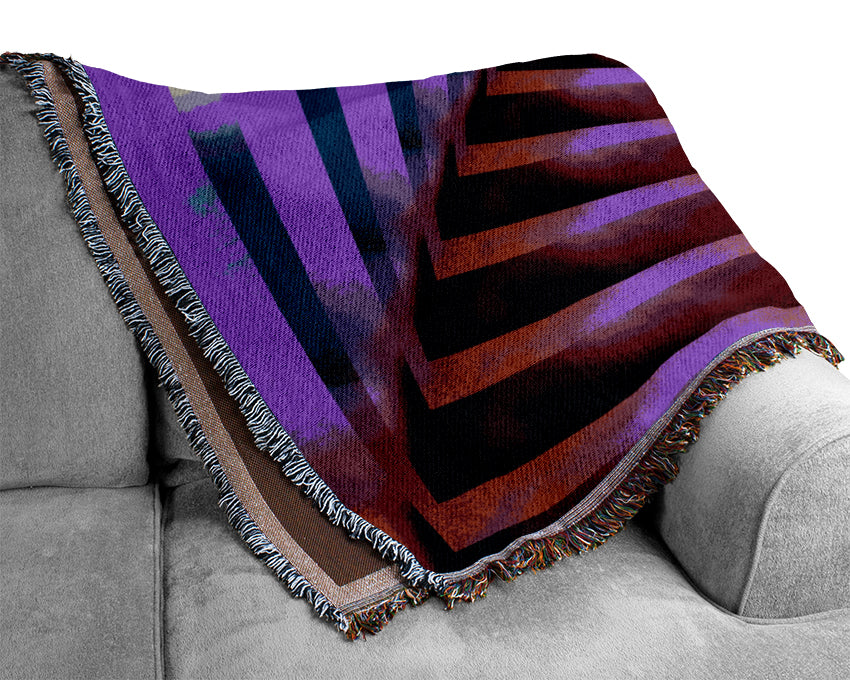 Time Tunnel Continum Woven Blanket