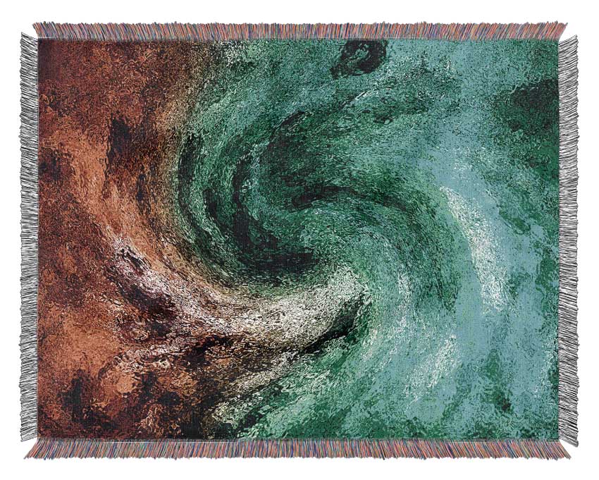Time Tunnel Explosion Woven Blanket