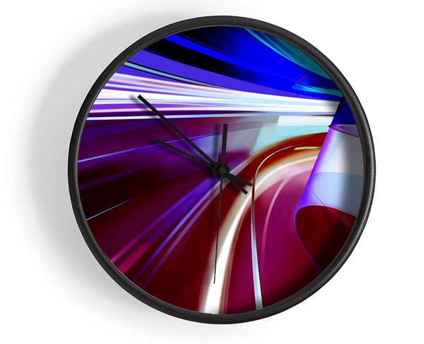 Time Tunnel Rainbow Clock - Wallart-Direct UK