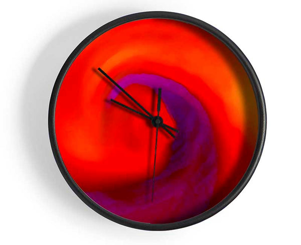 Twisted Intent Purple Clock - Wallart-Direct UK