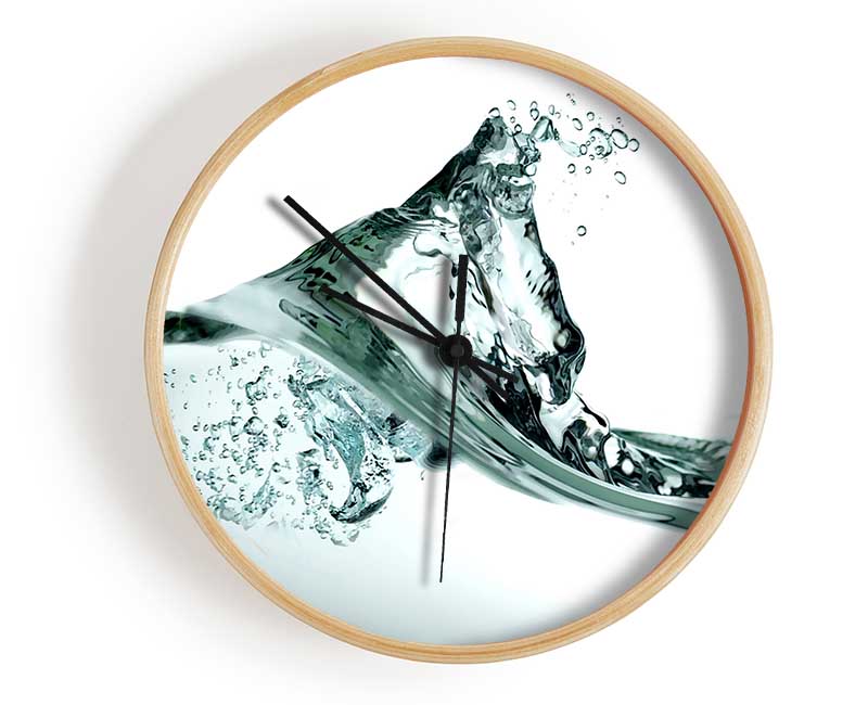 Water Wave Clock - Wallart-Direct UK