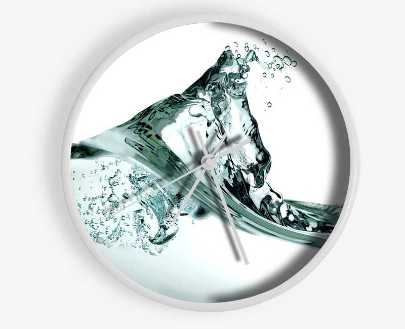 Water Wave Clock - Wallart-Direct UK