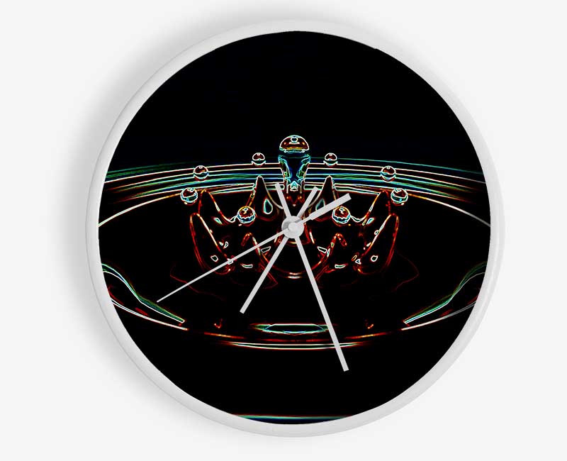 Water Dance Clock - Wallart-Direct UK