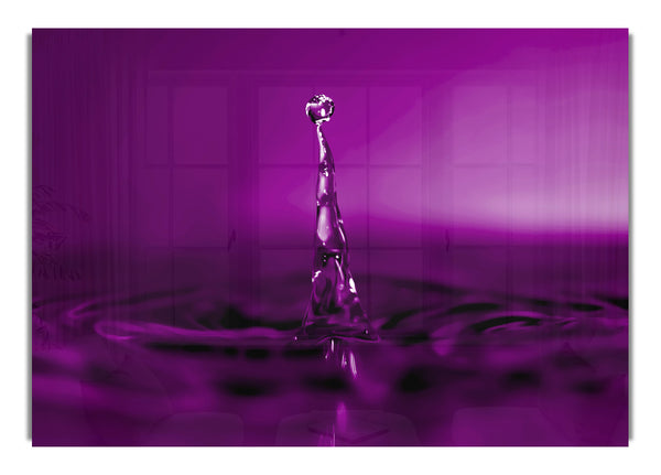 Wassertropfen Lila 02