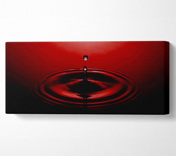Wassertropfen rot