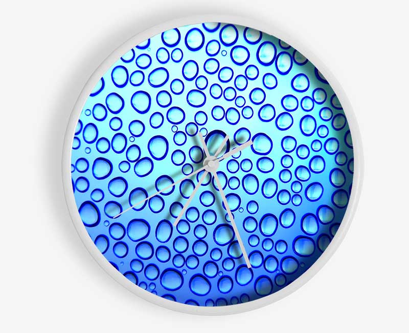 Water Drop Pattern Clock - Wallart-Direct UK