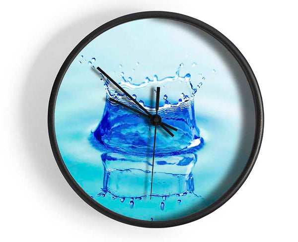 Water Splash Reflection Clock - Wallart-Direct UK
