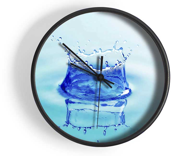 Water Splash Reflection Clock - Wallart-Direct UK