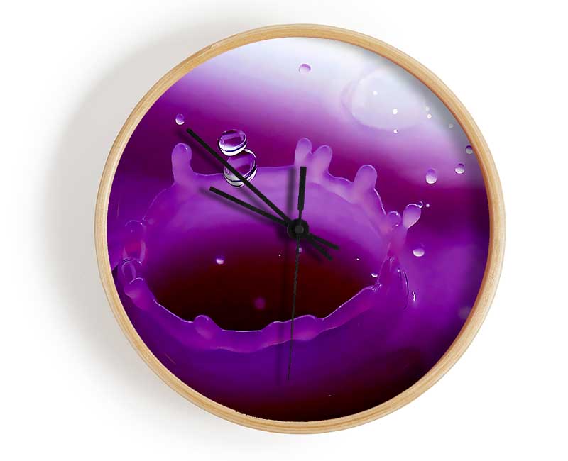 Wax Splash Clock - Wallart-Direct UK