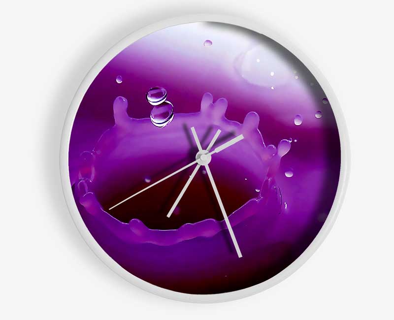 Wax Splash Clock - Wallart-Direct UK