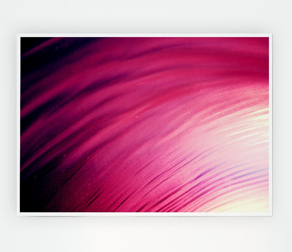 Whirlwind Of Pink Print Poster Wall Art