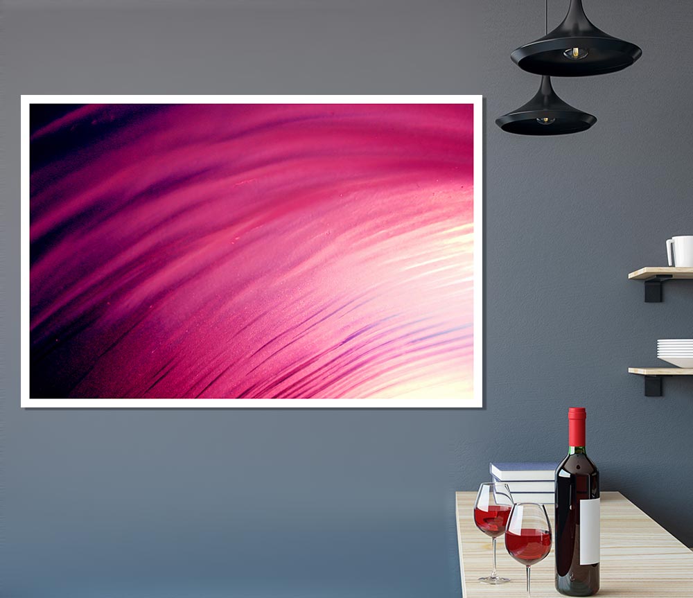Whirlwind Of Pink Print Poster Wall Art